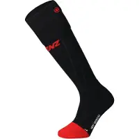 Lenz - Meias aquecidas - Heat Sock 6.1 Toe Cap Compression Noir para Unissexo - Tamanho 35-38 - Preto
