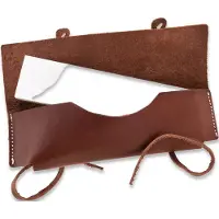Helle Sharpening stone in leather sheath, large