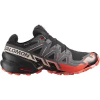 Salomon - Sapatilhas trail - Speedcross 6 GTX Black/Fird/Almilk para Homem - Tamanho 42 2/3 - Preto