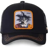 Capslab Boné 'Golla collab negra goku bordado parche frente' preto