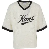 Karl kani Pullover 'Varsity' preto / offwhite