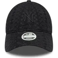 New Era Boné 'Gorra negra yankees wmns broderie 9twenty neyyan' preto
