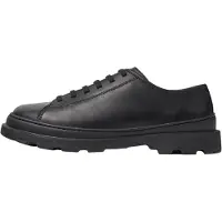 Camper para homem. K101066-001 Sapatos de couro Brutus preto (44), Plano, Cordão, Casual
