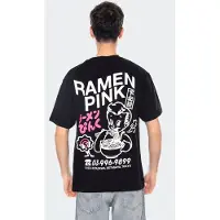 Edwin T-Shirt mangas curtas Ramen Pink TS homens - Preto - EU XL