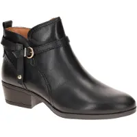 Pikolinos para mulher. W1U-8901C1 Daroca Leather Ankle Boots preto (42), Couro, 3 a 5cm, Zíper, Casual, Clássico