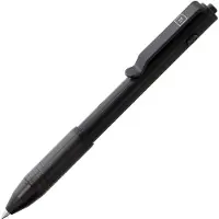 Big Idea Design Dual Side Click Pen DSC-DLC Black DLC Titanium, caneta EDC de ajuste automático