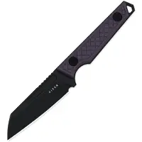 Kizer Cutlery Vanguard Phasmids 1079A1 Black AEB-L, Purple G10, faca fixa, Johan Jordaan design