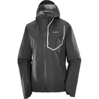 Salomon - Vestuário trail corrida mulher - Bonatti Pro Jkt W Deep Black para Mulher - Tamanho L - Preto