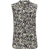 LASCANA Blusa creme / castanho / cinzento / preto