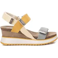 Xti para mulher. 14282204-VERDE Sandálias 142822 verde (36), 5 a 8cm, Fivela, Casual
