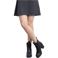 Refresh para mulher. 17320001-NEGRO Botins 173200 preto (38), 3 a 5cm, Zíper, Casual