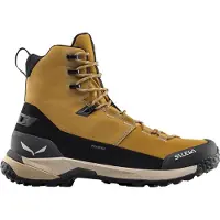 Salewa - Sapatos caminhada quentes - Puez Winter Mid Ptx M Golden Brown/Black para Homem - Tamanho 10,5 UK - Castanho