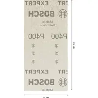 Bosch Accesorios Lixa Expert M480 93x186 Mm G400 50 Unidades