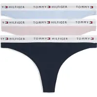 Tommy Hilfiger Underwear Tanga navy / azul céu / rosa pastel / branco