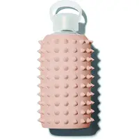 Bkr Teddy Spiked garrafa de água em vidro GWP rosa 500 ml