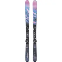 Nordica - Packs (skis + fixações) - Santa Ana 80 S FDT + Jr 7.0 FDT WB 2027 para criança - Tamanho criança 130 cm - Azul