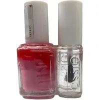 essie Definir : Vegan Polish Glossy Nail Polish 20 Lovie Dovie 13,5 ml + Cuidados com as unhas - Fortalecedor de unhas Good To Go Top Coat 5 ml