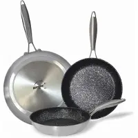 Bastilipo Frigideira De Ferro Fundido De Alumínio Titanium Pro 28