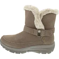 SKECHERS para mulher. 168051 Sapatos de couro Slip-ins Relaxed Fit Easy Going Dreamers Luxe Vibes botins de couro castanho (39), Marrom, Pla