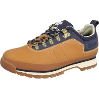 Timberland para homem. TB0A443ZEM41 Botas de cano baixo Euro Hiker castanho (45), Couro, Marrom, Plano, Cordão, Casual, Ao ar livre
