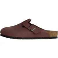 Birkenstock Sapato aberto 'Boston' castanho escuro
