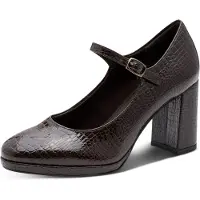 Tamaris Sapatos de salto castanho escuro