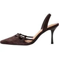 Next Sapatos abertos atrás 'Forever Comfort' chocolate