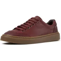 Camper para homem. K101105-012 Sapatilhas de pele Runner Twentyfive bordeaux (40), Couro, Plano, Cordão, Casual, Borgonha
