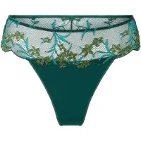 Lingadore Tanga verde escuro / mistura de cores