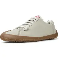 Camper para mulher. K201940-013 Sapatilhas de pele Peu Path+ bege (40), Couro, Plano, Cordão, Casual