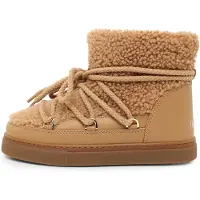 INUIKII Botas de neve 'CURLY' camelo