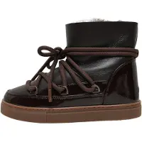 INUIKII para mulher. 1001.003.0132 Botas de Pele Gloss marrom (39), Couro, Plano, Cordão, Casual