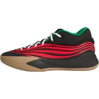 Adidas Sapatilha de desporto 'Dame X' vermelho / preto