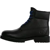 Timberland para homem. TB0A5RNWEPV1 Botas de pele Heritage pretas (46), Couro, Preto, Plano, Cordão, Casual