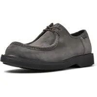 Camper para homem. K100999-005 Sapatos de pele com atacadores Norman cinzento (46), Couro, Plano, Cordão, Casual, Cinza