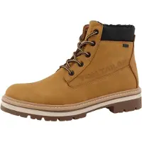 Tom Tailor Botas com atacadores camelo