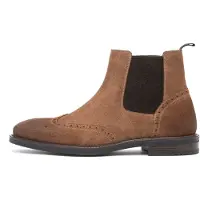 Rylko Botas chelsea caramelo / castanho escuro