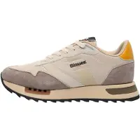 Blauer.USA Sapatilhas baixas castanho / amarelo pastel / laranja / preto
