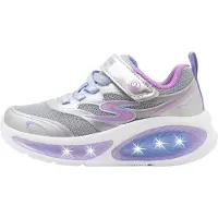 SKECHERS Sapatilhas 'COSMIC GLOW 2.0' azul pombo / orquídea / prata