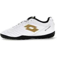 Lotto Chuteira 'Stadio 705' ouro / preto / branco