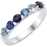 Giorgio Martello Milano Anel azul / prata
