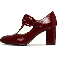 CESARE GASPARI Sapatos de salto bordeaux