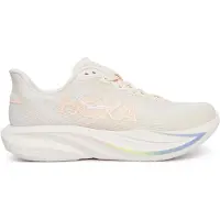 Hoka One One Sapatilha de corrida 'MACH 7' bege / laranja pastel / offwhite
