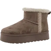 Tom Tailor Botas castanho / cinzento claro / branco