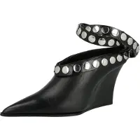 IRO Sapatos abertos atrás preto