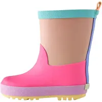 Next Bota de borracha bege escuro / turquesa / rosa