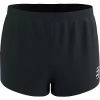 Compressport - Vestuário trail corrida - Racing Split Short M Black para Homem - Tamanho XL - Preto