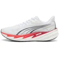 Puma Sapatilha de corrida 'Velocity NITRO 5' vermelho vivo / preto / offwhite