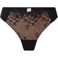 Lingadore Tanga castanho / preto