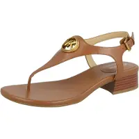 Michael Kors Chinelos de dedo 'MCKENZIE' castanho